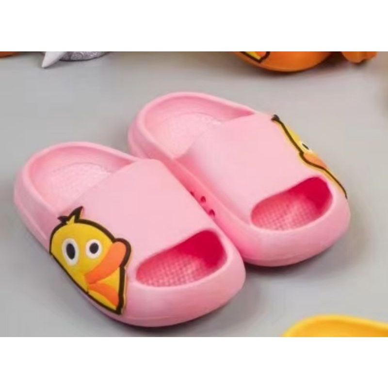 Sandal Karet Slop Anak Karakter Kartun Bebek PVC import high Quality Best S2