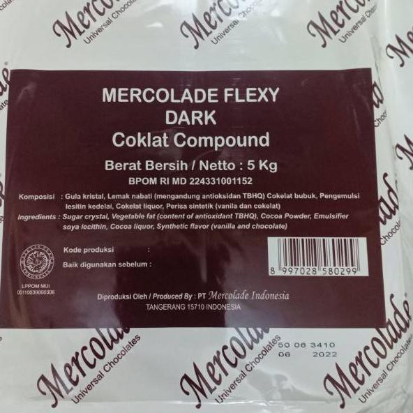 

GROSIR Coklat Batangan Mercolade Flexy Repack 250 g