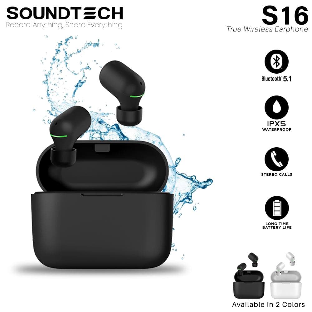 SOUNDTECH S16 TWS Wireless Earphone Bluetooth 5.1 Touch