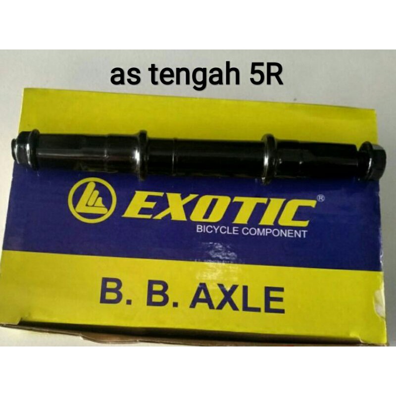 As Tengah kotak gir depan sepeda mtb Exotic 5R