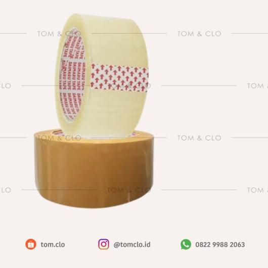 

Lakban Daimaru Coklat 1 selop / 6 Pcs - Bening