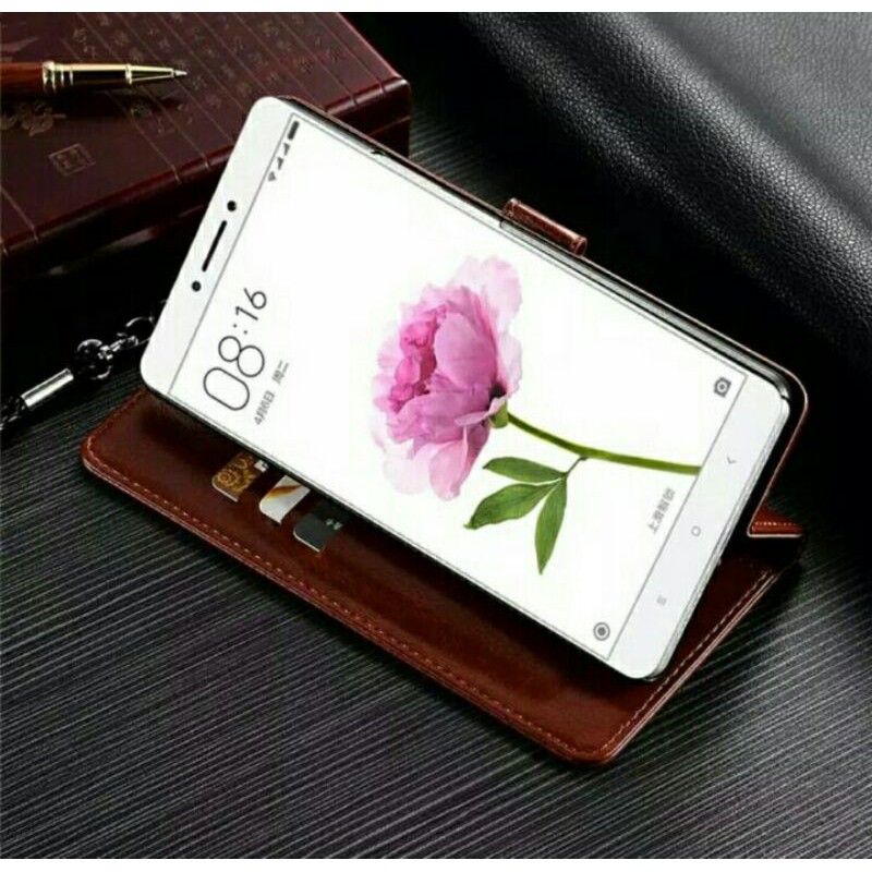 Case Oppo F1S / A59 Leather Flip Cover Wallet Case Kulit Casing Dompet