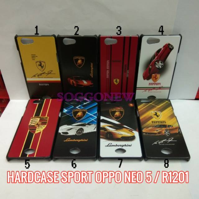 Hardcase Casing OPPO Neo 5 / R1201 Case Motor sport Oppo Neo 5