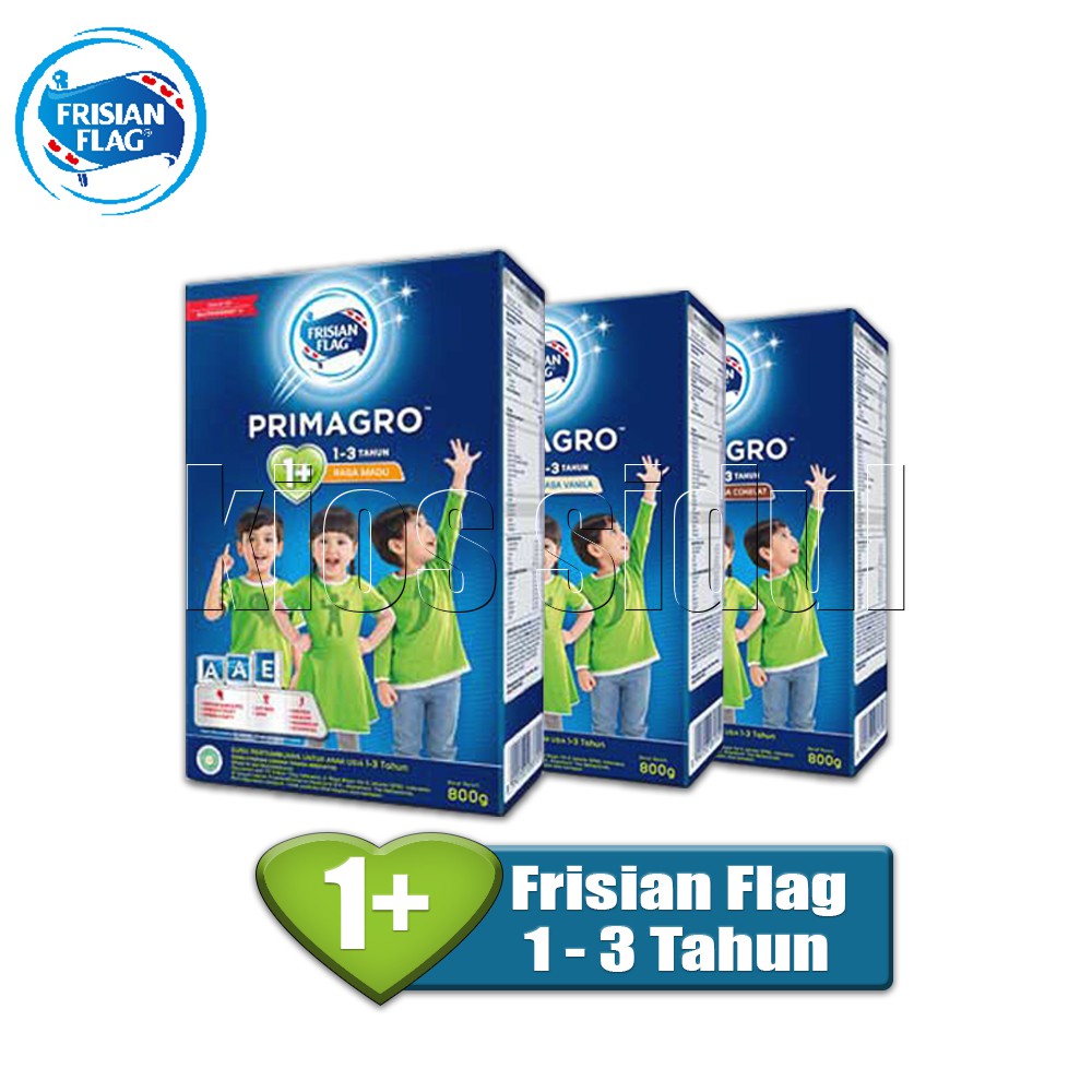 Susu Bubuk Frisian Flag 123 Primanutri / Primagro 1+ 750 gr Vanila / Madu / Coklat