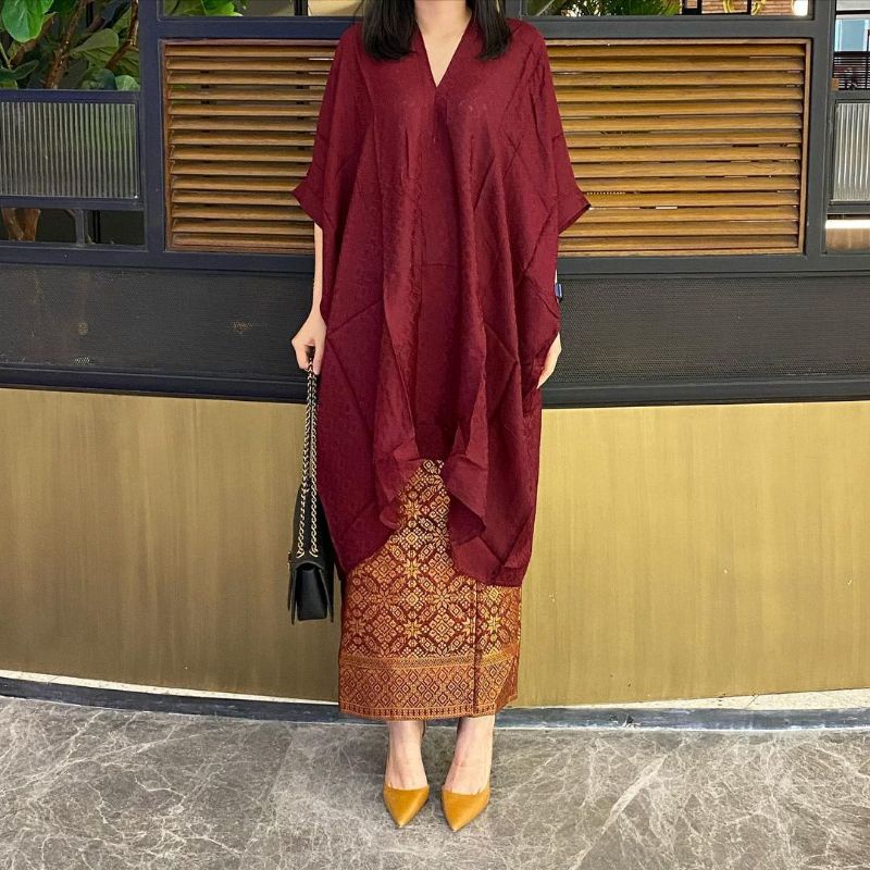 TUNIK SETELAN VISCOSE SEMI SUTRA ( ATASAN BAWAHAN)