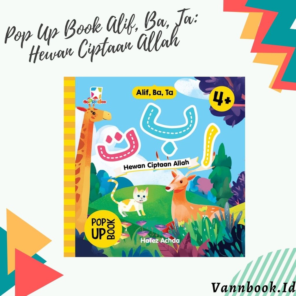 Pop Up Book Alif, Ba, Ta: Hewan Ciptaan Allah