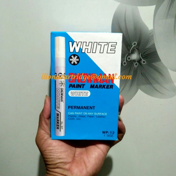 

Terbatas Spidol Snowman Pain Marker White Original (1Losin) Murah