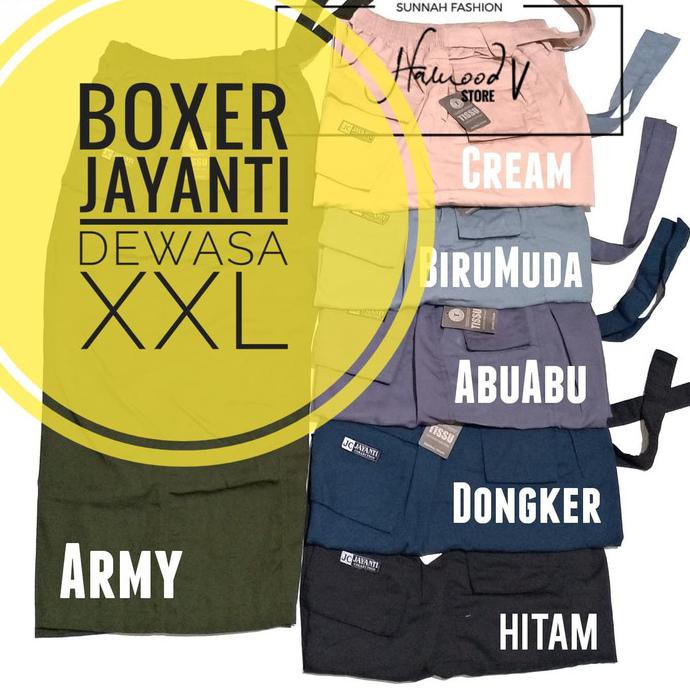 READY-STORE SIRWAL BOXER XXL DEWASA CELANA SIRWAL JAYANTI BOXER JUMBO SANTAI - BIRU MUDA