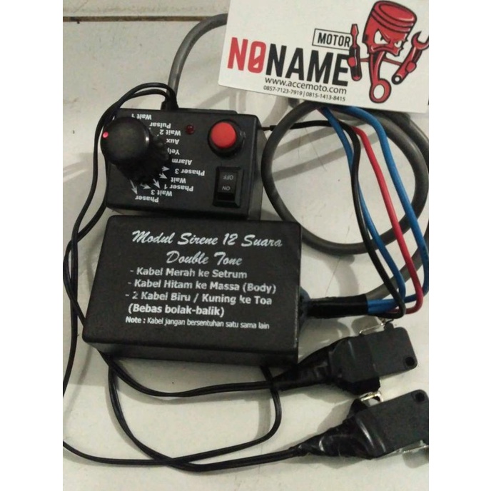 Modul Toa Patwal Sirine Ambulance Escorting Mobil Moto Mtr2