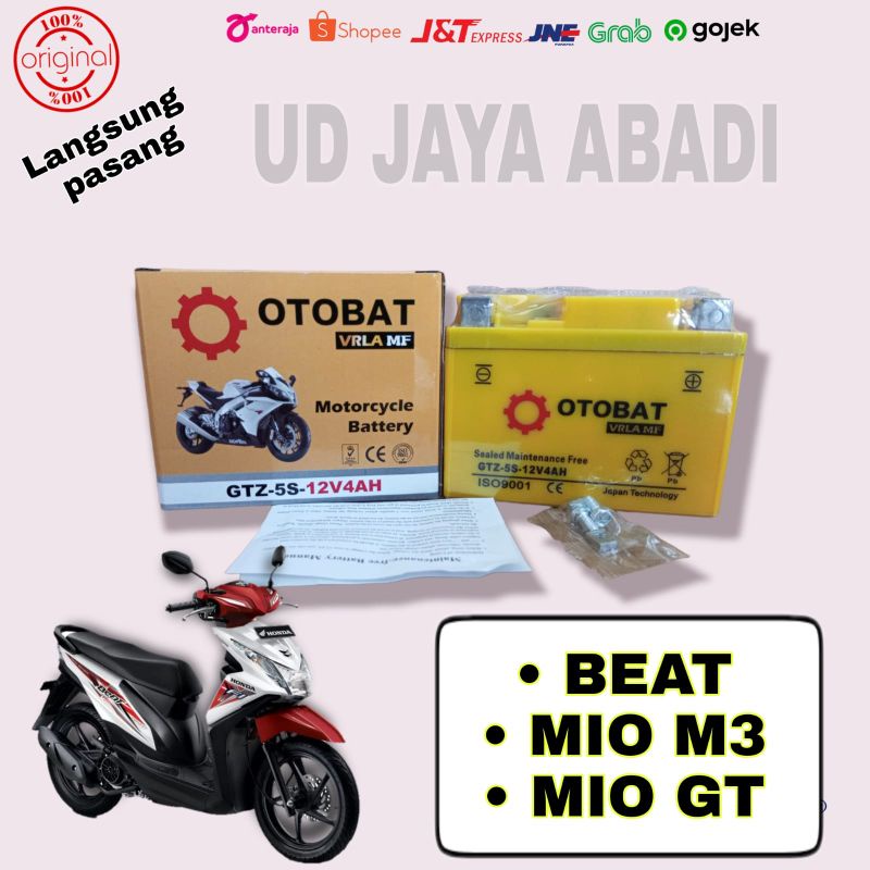 Jual AKI MOTOR BEAT, SPACY, VARIO110, REVO 12V4Ah Indonesia|Shopee