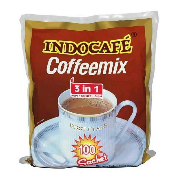 

Indocafe Coffeemix 100Pcs / Indocafe Coffemix Bag Isi 100 Pcs