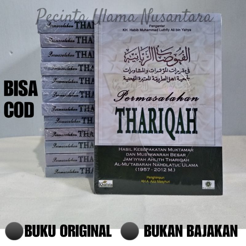 BUKU PERMASALAHAN THARIQAH HASIL KESEPAKATAN MUKTAMAR DAN MUSYAWARAH BESAR JATMAN NU OLEH KH ABDUL A