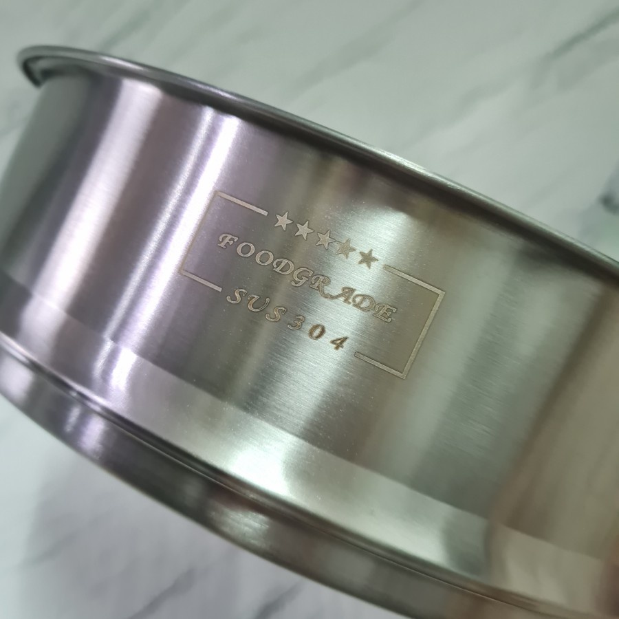 Stainless 304 Pot steamer 28cm / panci kukus