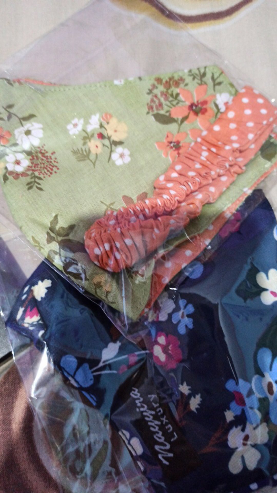 Grosir Masker Hijab Katun Jepang Motif Bunga Shabby