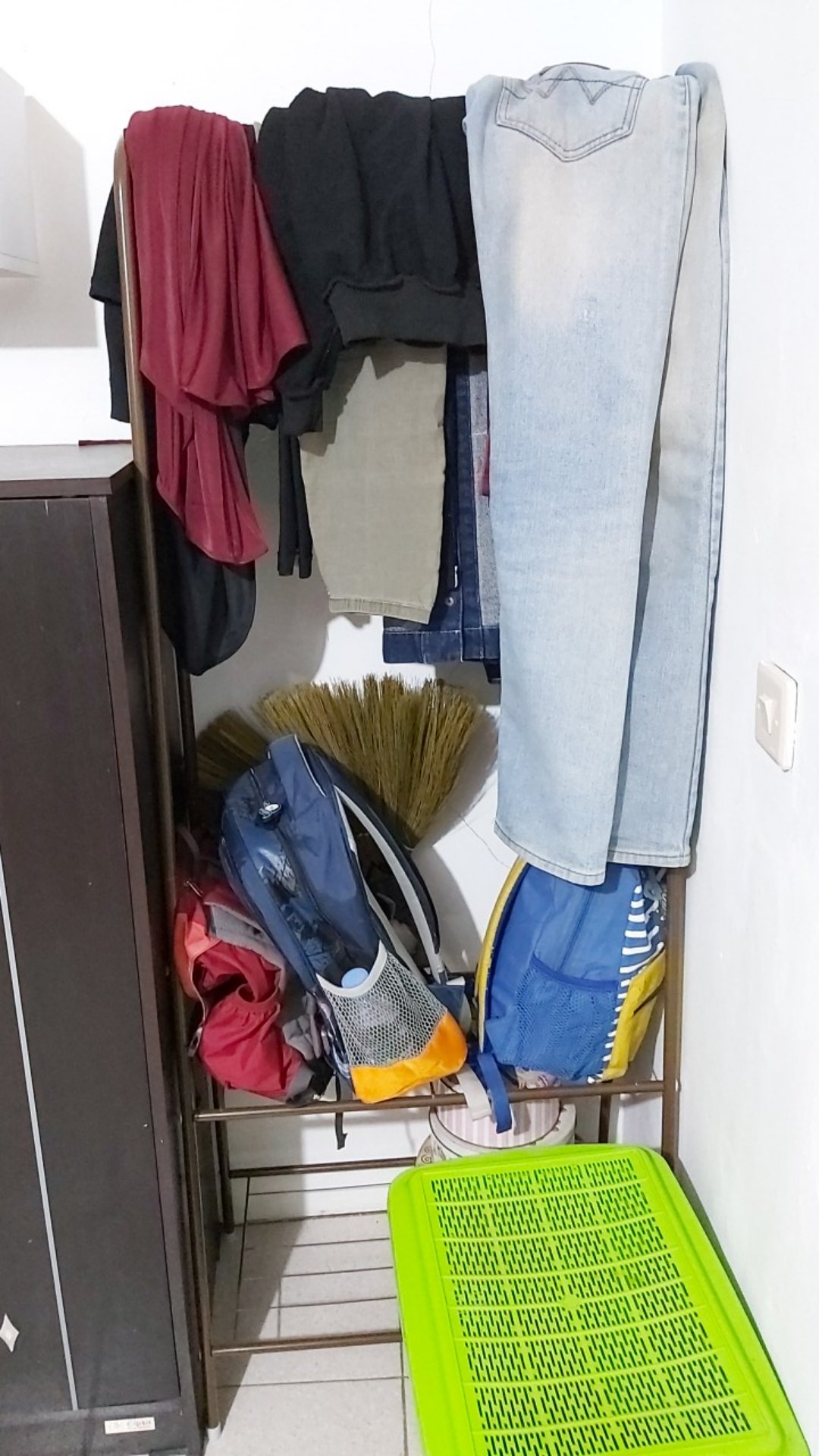 Rak Gantung Corner Toilet Organizer Tempat Sabun Shampoo Odol Kamar Mandi 83 X 26 X 6 Cm