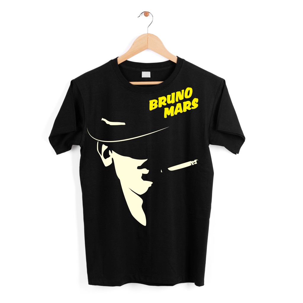 T-Shirt / Kaos Bruno Mars Hitam