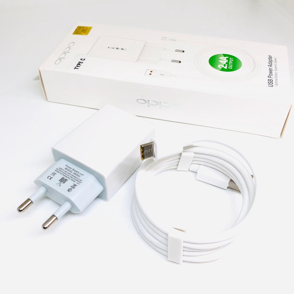 Travel charger OPPO 2.4A charger ori oppo 2.4A real ic MICRO &amp; type C for android smartphone