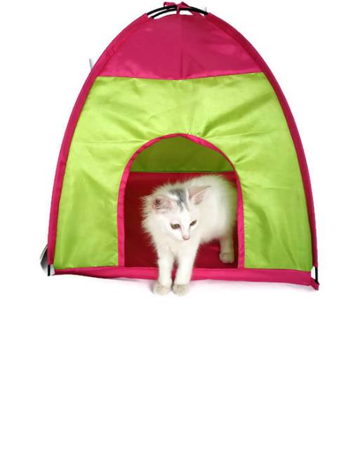 Tenda Kucing Pelangi 50x50