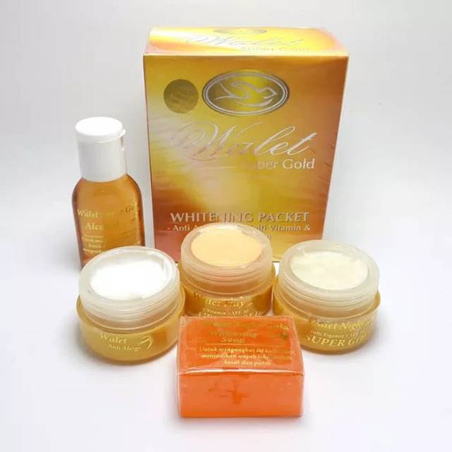 PAKET CREAM WALET SUPER GOLD 5in1