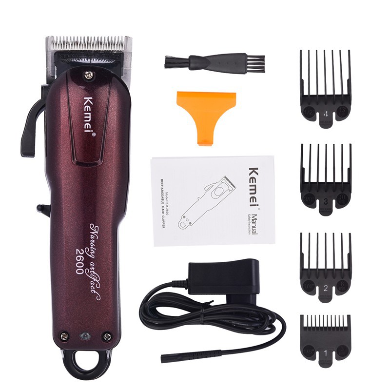 

CkeyiN Cordless Electric Hair Clipper Hairdressing Pemangkas Pria Mencukur Cukur