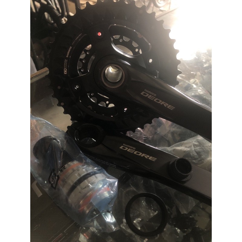crank shimano deore triple
