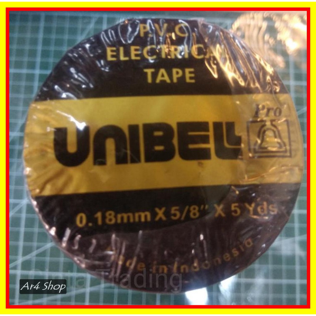 

TERLARIS Electrical Tape - Unibell - Isolasi Listrik Unibell & 40;Tube& 41;