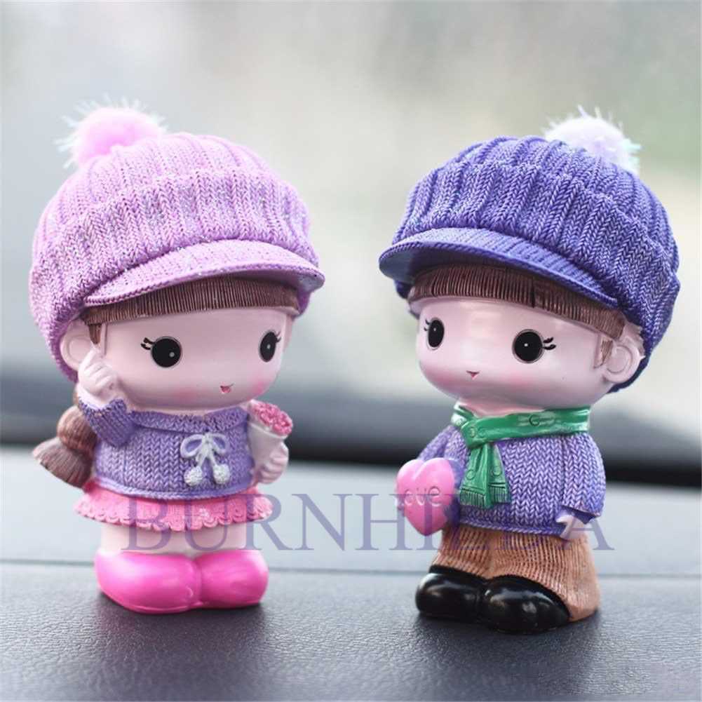 Dekorasi Mobil Ornament Cute Small Doll 1 PCS