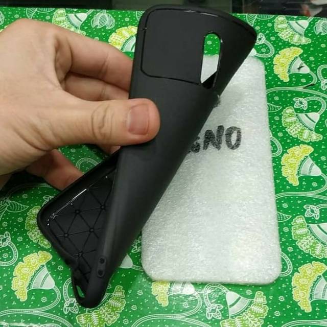 KARET oppo RENO 6.4 mantap silikon OPPO RENO 6.4 karet hitam soft case murah