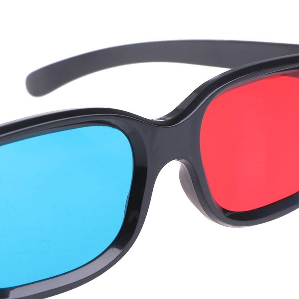 Top Kacamata 3D Merah Biru Hot Game DVD Stereo Dimensi