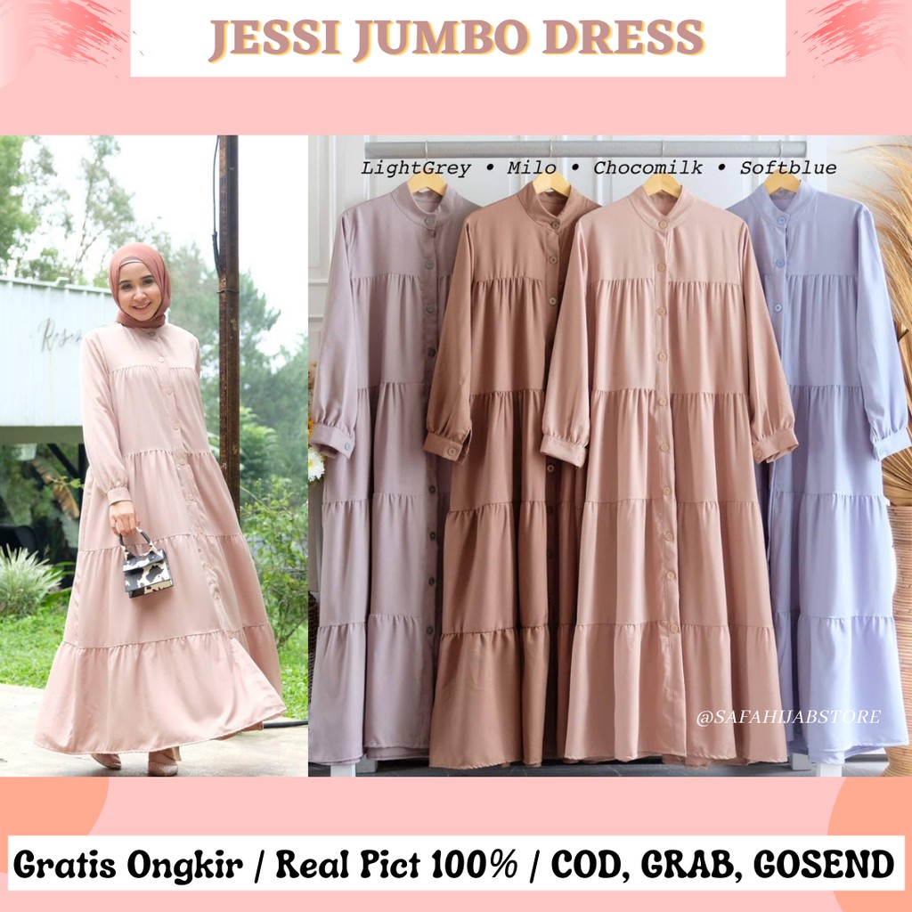 JESSI JUMBO DRESS / DRESS JUMBO / JUMBO SIZE