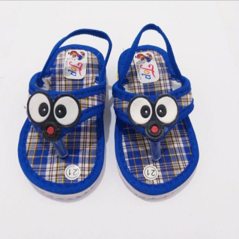 Sandal Bayi Sandal Baby Kids Kotak-kotak Bunyi 6 18 bulan