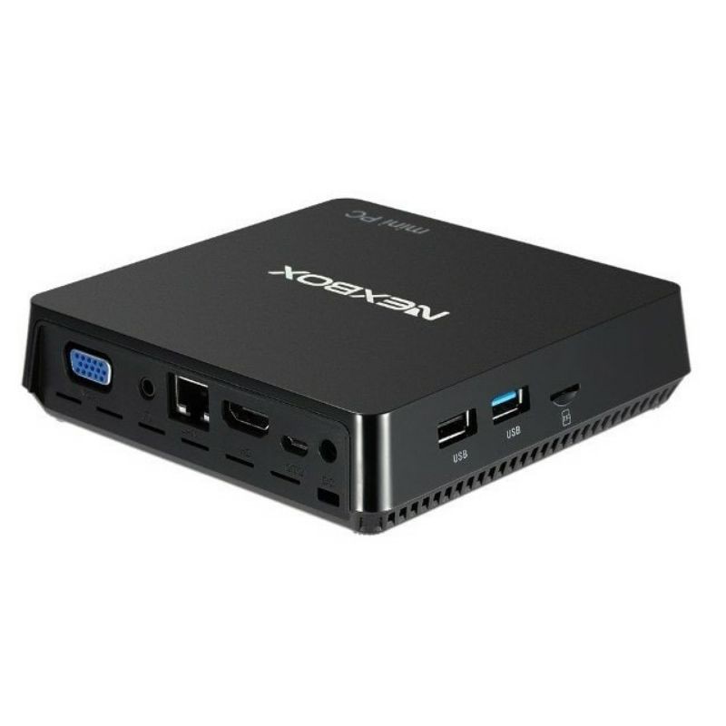 Mini PC NexBox T11 Plus 4GB/64GB Intel Quadcore X5 Z8350 Cherrytrail Support HDD Sata Up to 2TB