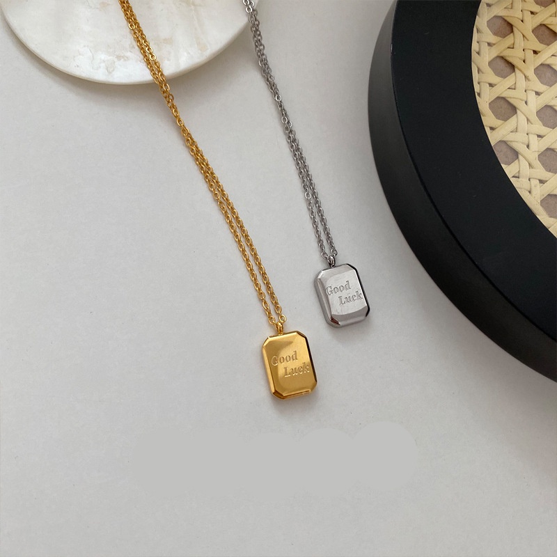 Kalung titanium korea style anti karat