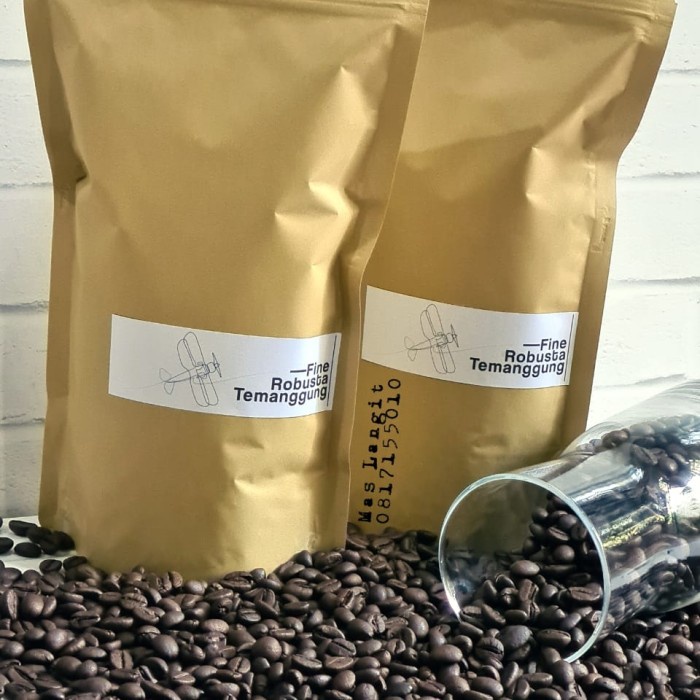 

Ds0Ds1D Biji Kopi Fine Robusta Temanggung Roasted Bahan Kopi Susu 500 Gr - Biji Ds20X11