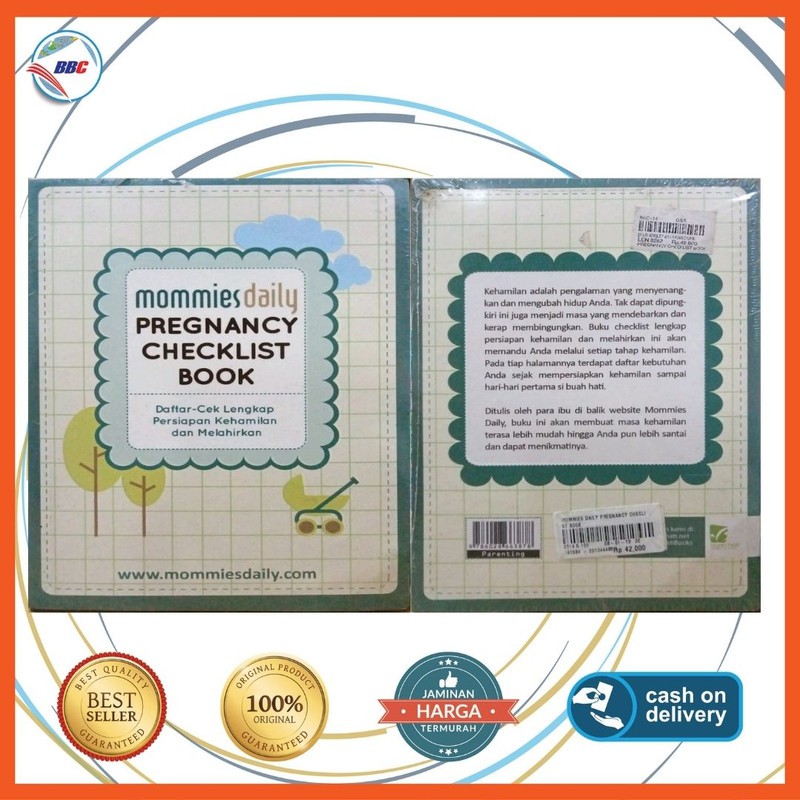 PREGNANCY CHECKLIST BOOK