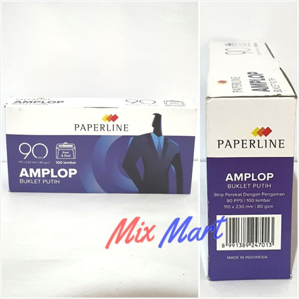 

Amplop Putih Paperline 90 pps isi 100 lembar