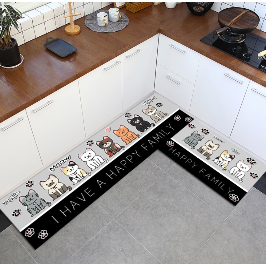 Door Mat Trendy SET PREMIUM Keset Kaki Dapur Pintu Kamar Anti slip J61