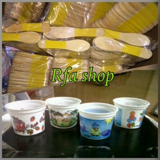 SUPER MURAH - CUP ES KRIM 100 ML / CUP PLASTIK / GELAS ICE CREAM