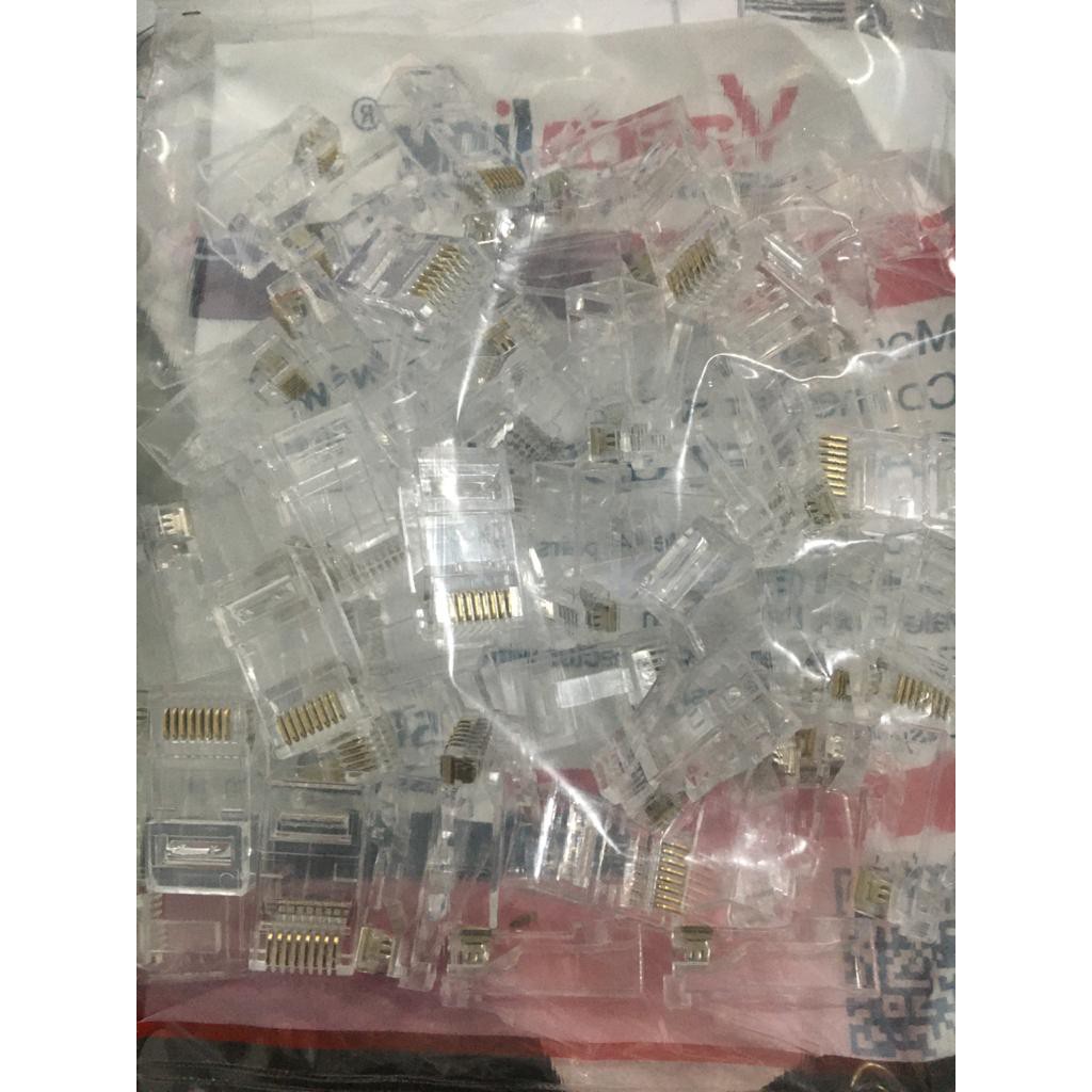 Konektor Vascolink RJ45 UTP Cat.6 Gold EZ LITE - Anti Gagal Cat6 | Connector RJ 45