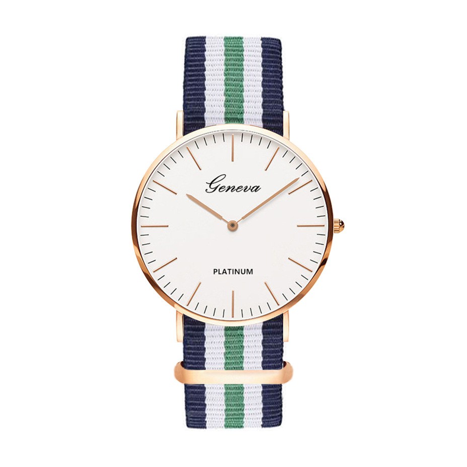 DODORY J102 Jam Tangan Wanita Kanvas Jam Analog Canvas Unisex Watch