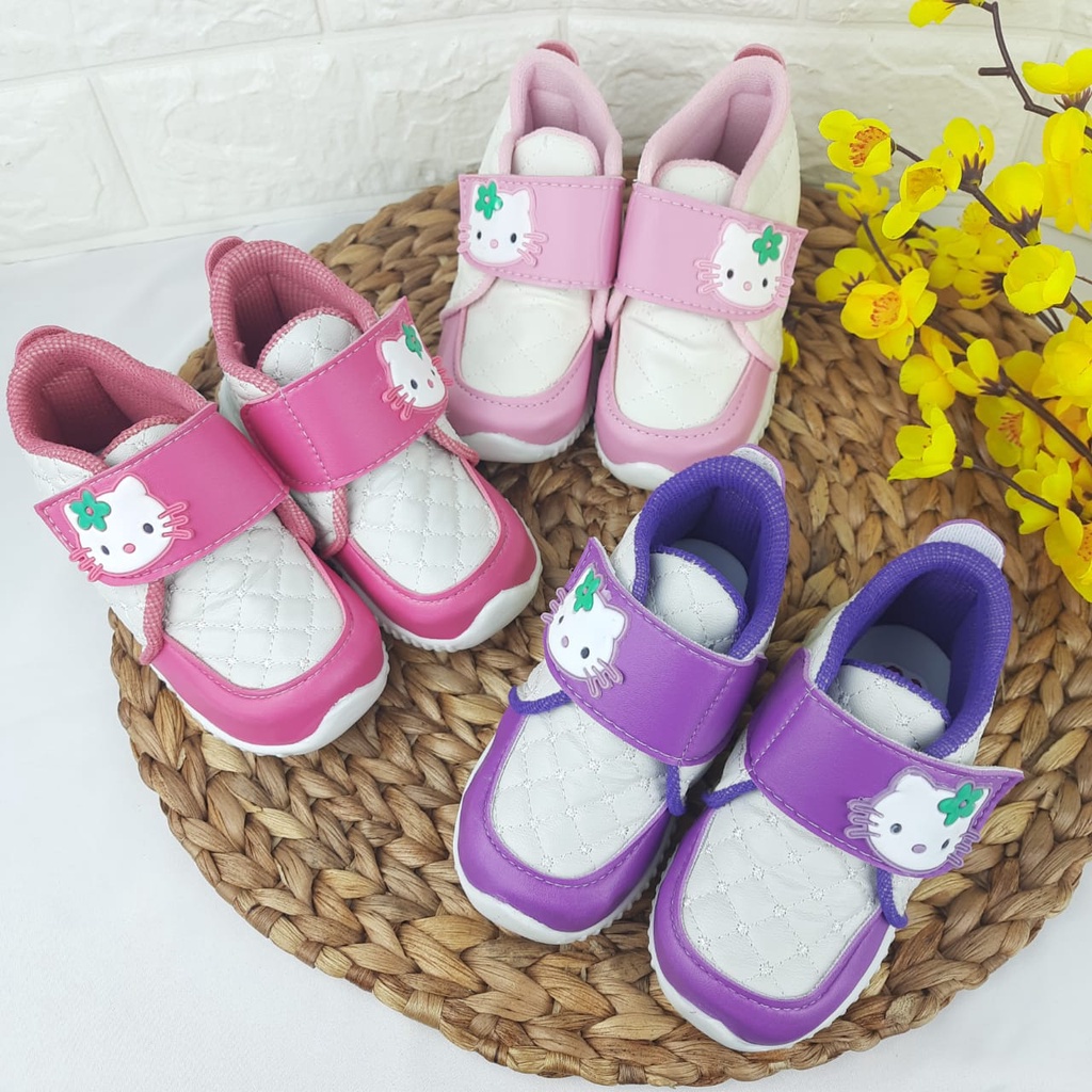 mandirishoesstore-SEPATU SNEAKER KARAKTER KARTUN KUCING ANAK PEREMPUAN 1-3 THN CAY18