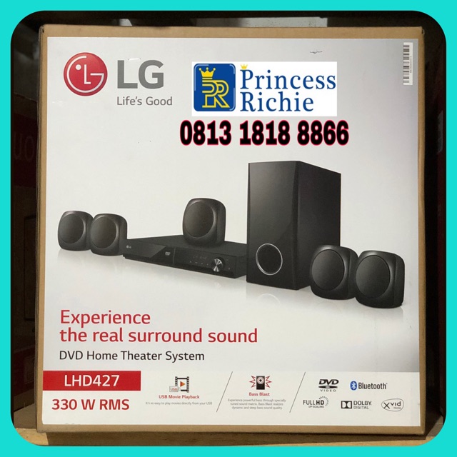 Home Theater LG LHD427 Bluetooth karaoke