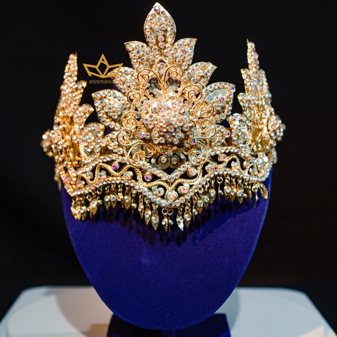 Siger Sunda Daun Gold/Mentul/Kembang goyang/Jurai/Tirai/set manten/siger sunda pengantin murah/siger