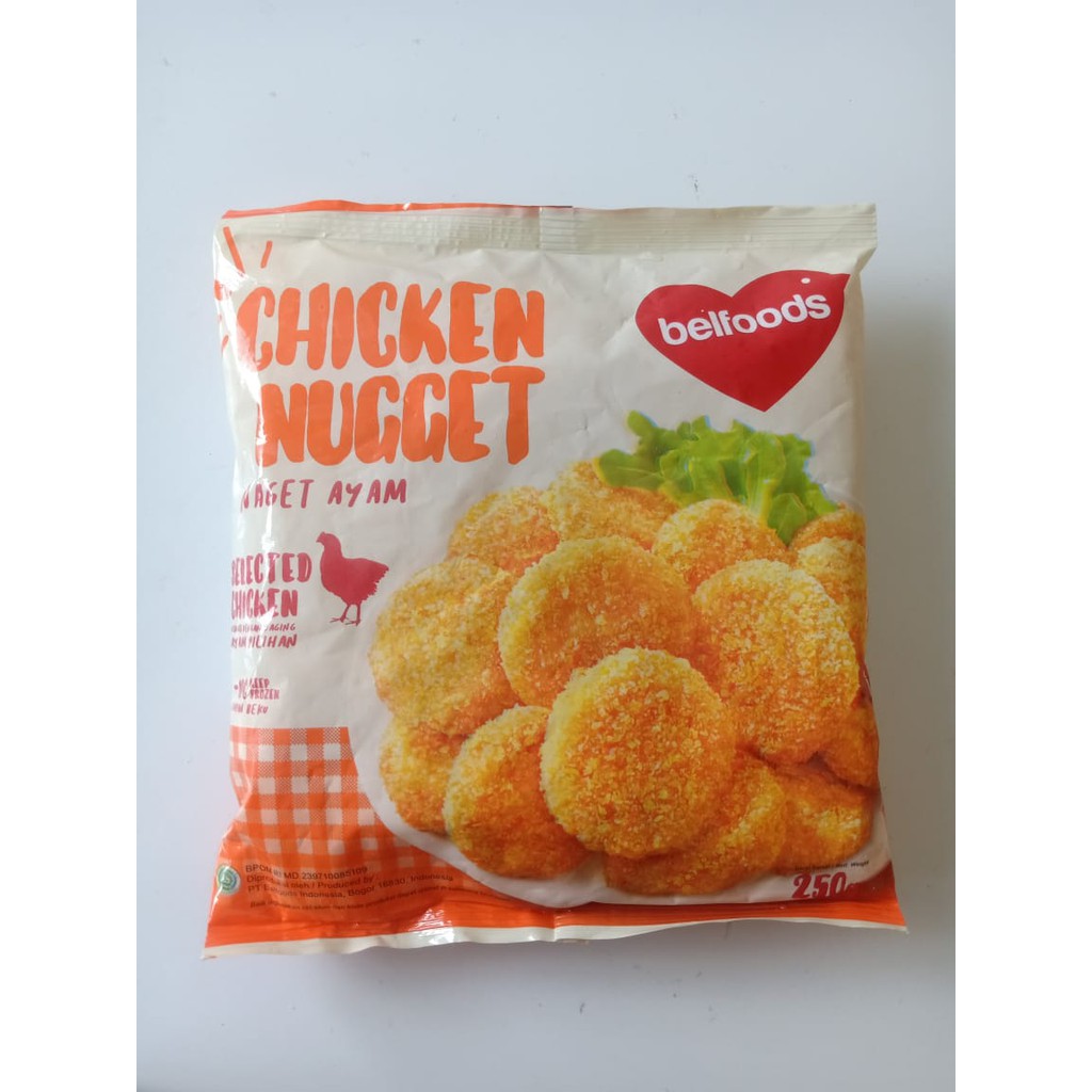 Jual Belfoods Chicken Nugget 250 Gr / Frozen Food / Chicken Nugget ...