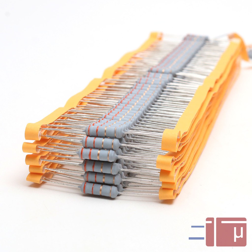 Resistor 3R3 3.3 Ohm 2W Metal Oxide 5% Taiwan Kaki Tembaga