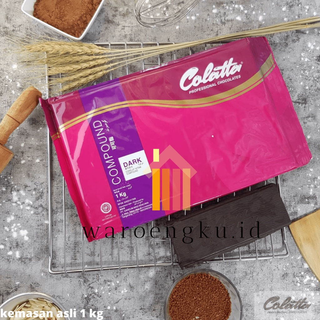 

COLATTA Dark Chocolate Coklat Compound 200gr REPACK!