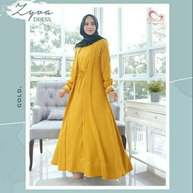 Zyva dress // gamis muslim terkini