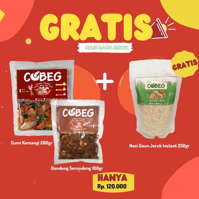 

BUNDLING LEBIH HEMAT - CUMI KEMANGI & DENDENG SERUNDENG