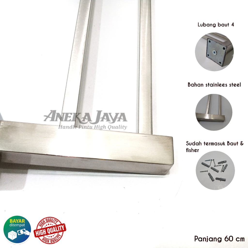 PROMO MURAH !!! Gantungan Handuk rak handuk Stainless steel anti karat Serbaguna Di dinding Tembok