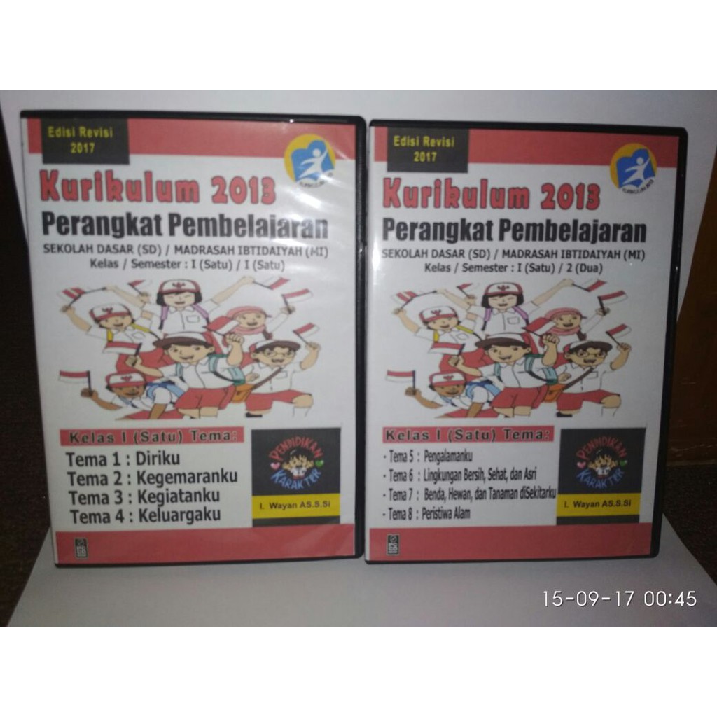 Perangkat Administrasi Guru Kelas Sd Kurikulum 2013 Bagikan Kelas 3304